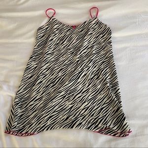 Zebra Slip Dress